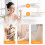 Natural Loofah Back Scrubber with Long Handle 2 Pcs 2