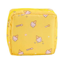Sanitary Napkin Storage Bag with Zipper for Teens