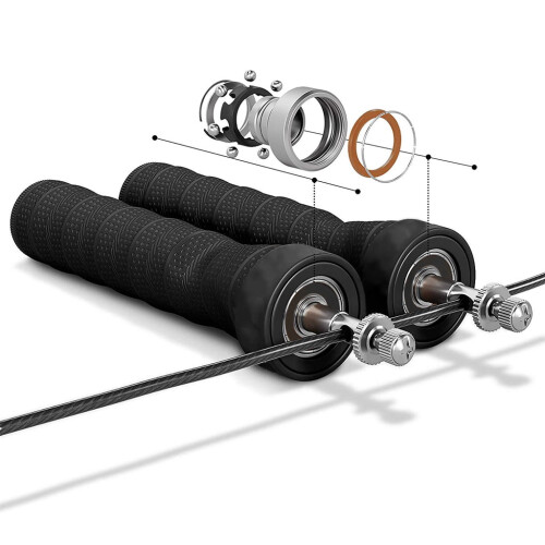 3M Adjustable Speed Jump Rope with Weighted Cable and Ball 1