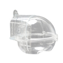 Parrot Bathtub Transparent Screw-On Bath Tub for Birds