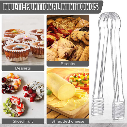 16 Pezzi di Plastica per Servire Buffet Pinze  Servire Utensili Pinze 1