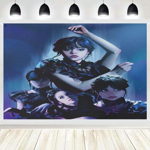 Adams Wednesday Tapestry Wall Hanging 16x24 in 1