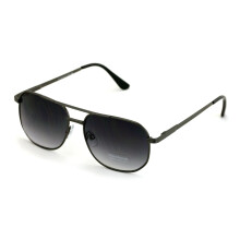 Men's Metal Square Aviator Sunglasses +2.75