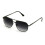 Men's Metal Square Aviator Sunglasses +2.75 1