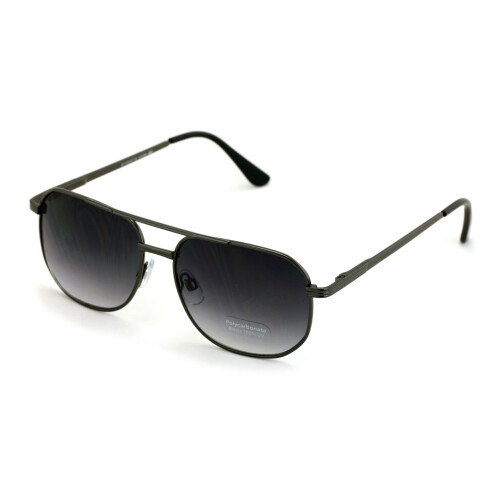 Men's Metal Square Aviator Sunglasses +2.75