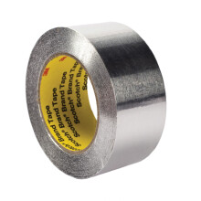 3M Aluminum Foil Tape 425, Silver, 19 mm x 55 m, 4.6 mil