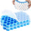 Ice Cube Trays with Lids, Food-Grade Silicone, 2-Pack 1