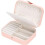 Jewelry Box PU Leather Double Layer Pink 1