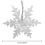 Christmas Snowflake Curtain Lights 11.5ft 96LED Multicolor 8
