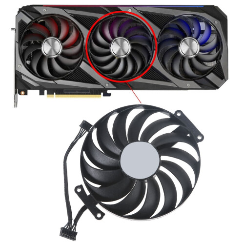 GPU cooler fan 95mm 7-pin for ROG STRIX RTX 3060/3070/3080 1