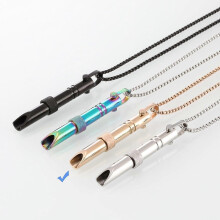 (Silver) Stop Smoking Necklace, Anxiety Relief Breathing Necklace, Breathing Necklace Stop Smoking, Breathing Exercises, Christmas Gift