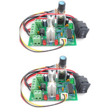 2X PWM Motor Snelheidsregelaar Schakelaar 20A Stroomregelaar 10-60V PWM Controller 150W 12V 24V 36V 48V