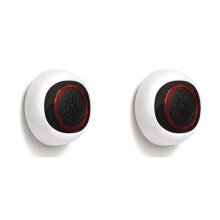 2X Tuya Zigbee Sound- und Lichtsensor 100 DB 2-In-1-Alarmbatterie USB Dual Power Home Funktioniert