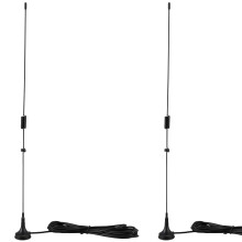 2X UT-106UV antena walkie talkie DIAMANTE SMA-F UT106 para HAM Radio UV-5R BF-888S UV-82 UV-5RE antena larga