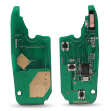 (only circuit board) 3buttons Flip Folding Car Remote Key 433mhz Id46 Pcf7946 Chip For Ford Ka 2008 - 2016 With Sip22 Blade 1838586