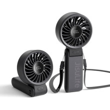 Přenosný ventilátor Life7, přenosný ventilátor s LED displejem [Maximální doba chlazení 19,5 hodin] 5000 mAh, skládací o 150 - č