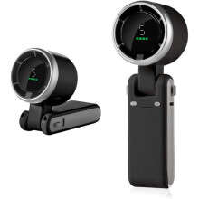 Ventilator de buzunar reîncărcabil cu afișaj LED, baterie de 3600 mAh și 5 viteze reglabile, ideal pentru birou și călătorii