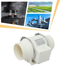 HF kanalventilator - 100p hvid (euro-stik 220V)