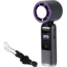 Ventilator portabil, 18,3 cm, 5 viteze, reîncărcabil, ventilator turbo portabil, esențial pentru vară