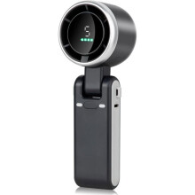 Bærbar turbovifte - Attraktivt design - USB-oppladbar - 5 hastigheter - 3600 mAh batteri