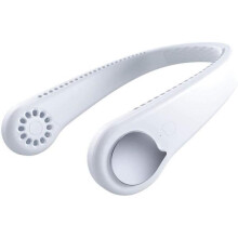 Ventilator portabil - EMEBAY - Mini ventilator suspendat - USB - 45 dB - Alb