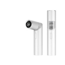Fehér hordozható mini USB ventilátor, multifunkcionális kihangosító, irodai utazáshoz, új generációs rúzsdizájn