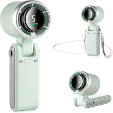 Mini ventilator portabil (durată de viață a bateriei de 12 ore) Verde
