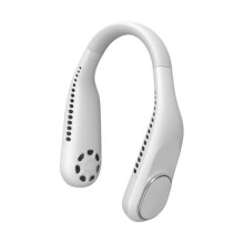 4000mAh oppladbar, bladløs, hengende nakkevifte med 3 hastighetsinnstillinger, 360 rotasjon og fleksibel design.