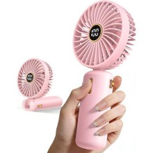 Mini bærbar lommeventilator - Lille USB genopladelig håndholdt ventilator, lydløs, batteridrevet