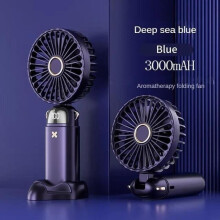 Ventilátor na krk - Aste - Přenosný - USB - Skládací - Displej