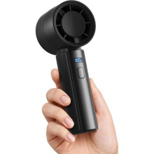 Oppladbar bærbar turbovifte med 100 hastigheter, 2000 mAh batteri, høy hastighet, lommestørrelse for reise, camping og ferier - sv