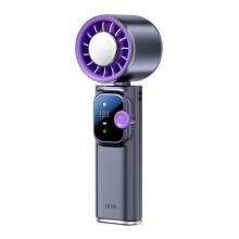 Bærbar ventilator - Multifunktionel nakkeventilator med USB - Stille bordventilator til camping, festivaler
