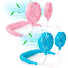 Ventilator portabil pentru gât, ventilator personal reîncărcabil, hands-free, mini ventilator sport, bandă de gât, ventilator al