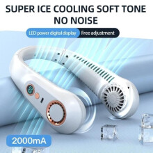 Halsventilator - RNCYN - Bladløs model - 2000mAh - Bærbar - Lydløs