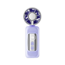 Mini bærbar ventilator til iskøling, halvleder-clip-on design, LCD-skærm, 199 hastigheder, kraftfuld turbine, USB genopladelig