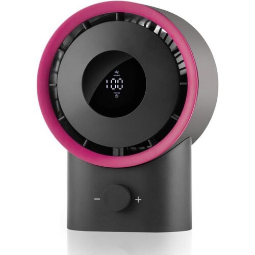 Bordventilator - UNDERSCORE - ILLUMYN - Stille 20 dB - Justerbar hældning - Timer