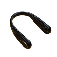 Nakkevifte - ZGEER - Mini stille vifte - 3 hastigheter - USB oppladbar - Svart
