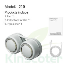 Mini ventilátor na krk - RNCYN - Model 209210 - Nabíjecí přes USB - Tichý - 3 rychlosti