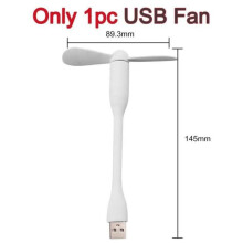 Halsventilator - RNCYN - Model D4170 - USB genopladelig - 5 hastigheder - Stille