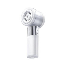 Multifunktionel bærbar tågeventilator, foldbar og genopladelig, med LED-skærm og 3000mAh batteri