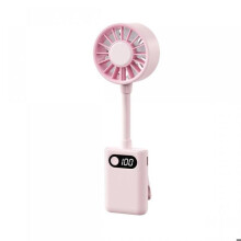 Mini USB ventilátor s klipem, dobíjecí 1200 mAh, tichý a výkonný, přenosný do kanceláře, na kolej, do venkovního použití a jako dá