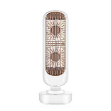 Ventilator, 3 hastigheder, 2000 mAh, hurtig køling, stille, bærbar, hvid