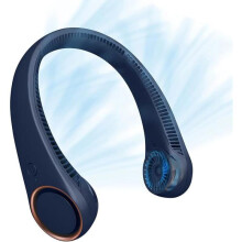Nackfläkt: Bärbar, uppladdningsbar, bladlös personlig fläkt u2013 Handsfree-fläkt med 3 hastigheter och 4000 mAh