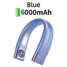 Bærbar nakkeventilator - RNCYN - DS-005 - 6000mAh - USB-opladning - 5 hastigheder
