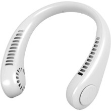 USB-halsventilator - Bærbar bladløs ventilator | USB genopladelig | Ventilator med 3 hastigheder | Bærbar ventilator [u1961]