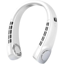 USB-halsventilator, 360, 3 hastigheder, bladløs, stille, bærbar, til kontor- og udendørsbrug