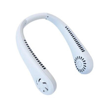 Bærbar nakkeventilator, 360 justerbar bladløs ventilator med 4000mAh batteri, bærbar ventilator til hjemmekontoret