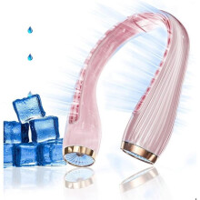 Ultrastille, bladløs halsventilator, 8000 mAh - Pink