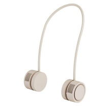 Bærbar halsventilator, bladløs håndfri ventilator, bærbar personlig ventilator, 360 gaver - Abrikos[F38]