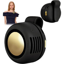 Přenosný mini ventilátor s klipem, 3 rychlosti, dobíjecí přes USB, otočný o 360, osobní ventilátory bez lopatek